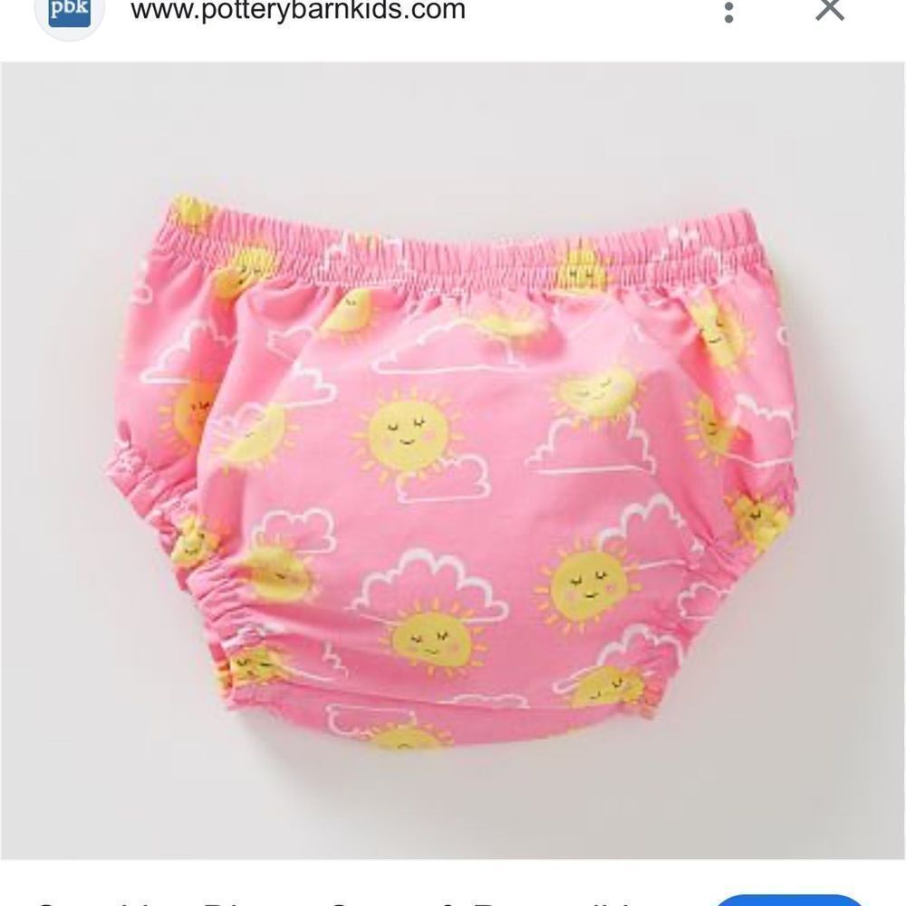 Pottery barn Sunshine Diaper Cover NWT